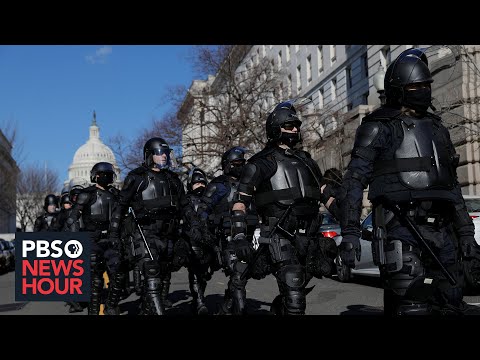 Unprecedented security in the nation&#039;s capital on the eve of the inauguration