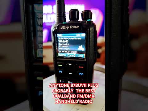 #Anytone 878 UVII Plus Dual Band FM/DMR Handheld Radio,, The goto HT radio for #Radio #Hams #DMR