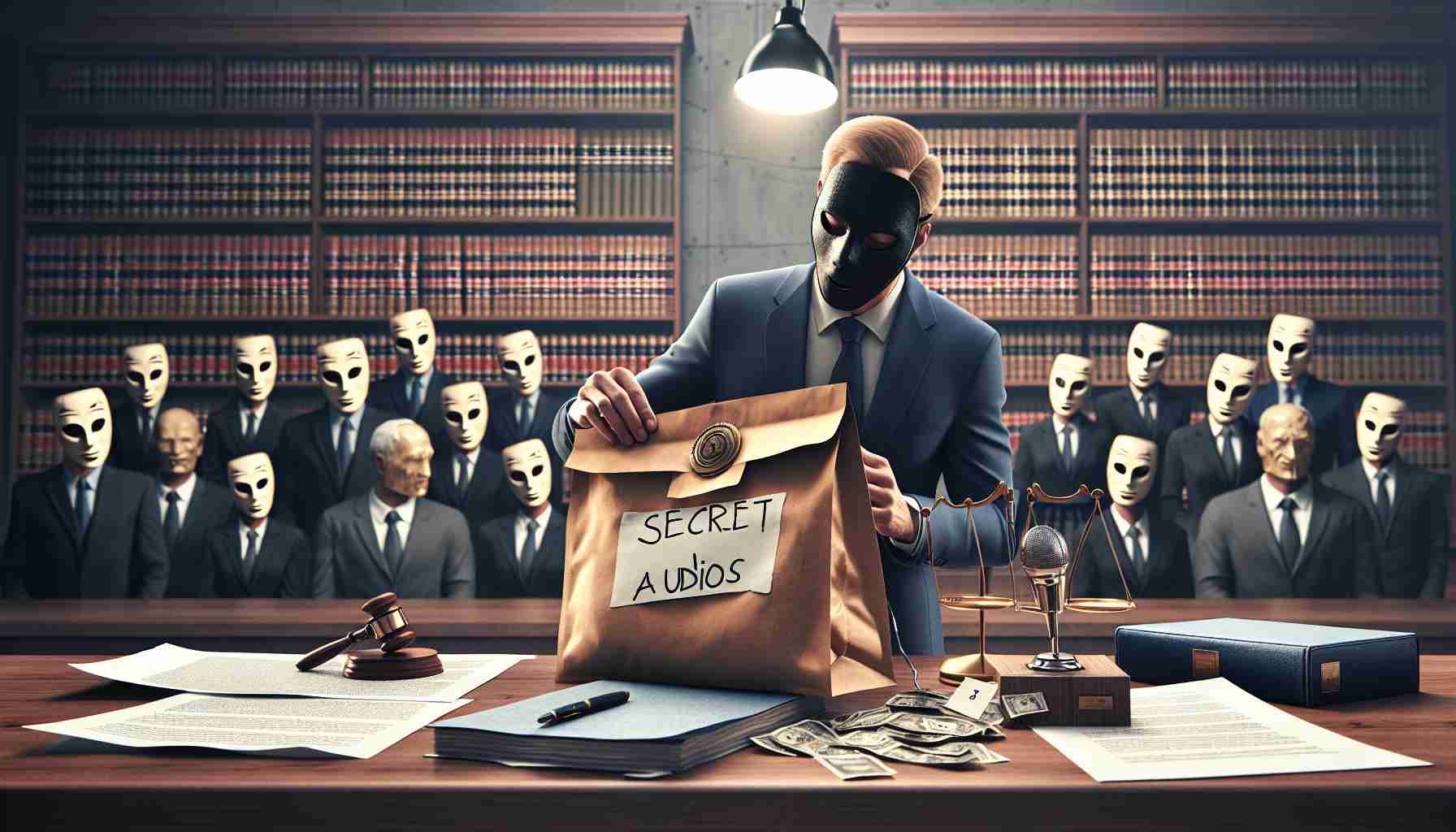 Drama Legal: Secret Audios Shake Up High-Stakes Mask Scandal
