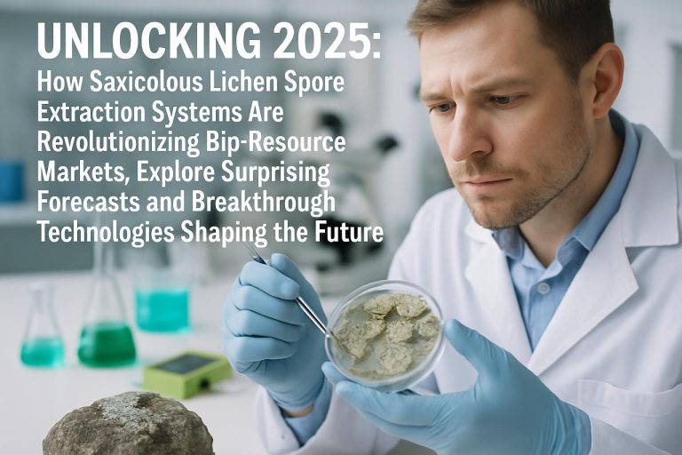 Otključavanje 2025: Kako sustavi za ekstrakciju spora saksoilnih lišajeva revolucioniraju tržišta bio-resursa. Istražite iznenađujuće prognoze i inovativne tehnologije koje oblikuju budućnost.