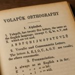 Volapük Orthography: Unveiling the Secrets of a Constructed Script