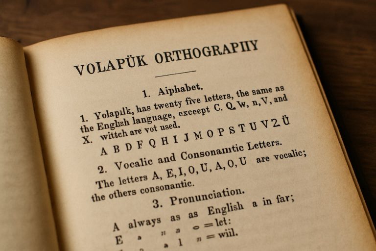 Volapük ortografija: Otkrijte tajne konstruiranog pisma