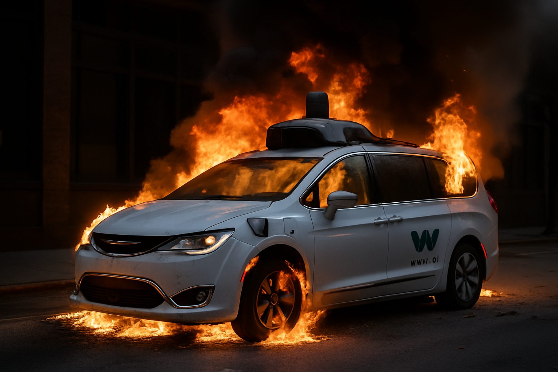 Waymo Pulls Self-Driving Cars from LA After Riots Engulf Vehicles in Flames